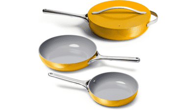 Caraway 4-Piece Non-Stick Fry Pan Set