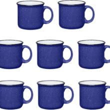 Ceramic Campfire Mugs 15 Oz