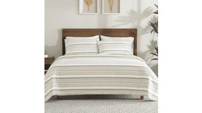 ClevaHome Classic Stripe Queen Sheet Set