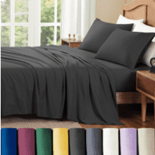 ClevaHome Queen Sheet Set – 4-Piece Microfiber