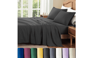 ClevaHome Queen Sheet Set – 4-Piece Microfiber