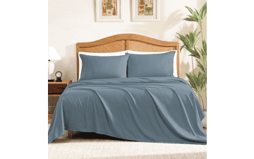 ClevaHome Queen Sheet Set – 4-Piece Microfiber Bedding