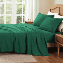 ClevaHome Queen Sheet Set – 4-Piece Soft Microfiber Bedding