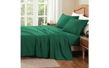 ClevaHome Queen Sheet Set – 4-Piece Soft Microfiber Bedding