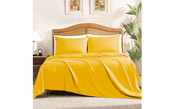 ClevaHome Queen Sheet Set – 4-Piece Soft Microfiber Bedding