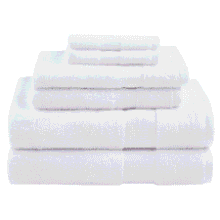 Comfort Spaces 6-Piece Luxury Turkish Towel Set