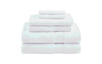 Comfort Spaces 6-Piece Luxury Turkish Towel Set
