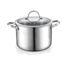 Cooks 8‑Quart Stainless Steel Stock Pot
