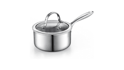 Cooks Stainless Steel 1.5‑Quart Saucepan