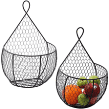 ERYTLLY Metal Hanging Basket Set