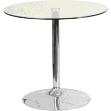 Flash Furniture Hills Glass Dining Table