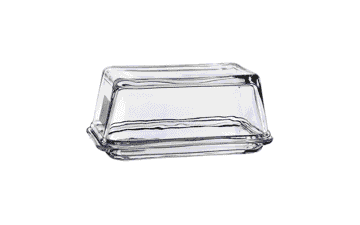 Fox Run Glass Butter Dish
