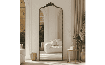 G-LEAF Vintage Baroque Floor Mirror