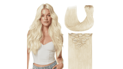 GOO GOO Clip‑In Human Hair Extensions