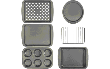 GoodCook Nonstick 6-Piece Toaster Oven Set