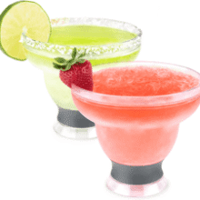 HOST FREEZE Margarita Glasses – 2‑Pack Insulated Daiquiri Cups