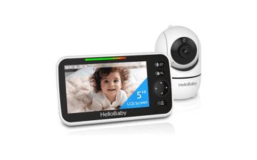 HelloBaby 5" WiFi‑Free Baby Monitor