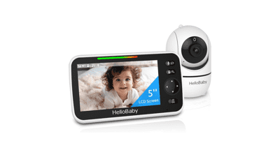 HelloBaby 5" WiFi‑Free Baby Monitor