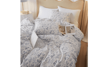HighBuy Blue Floral Twin XL Comforter Set