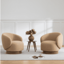 KISLOT Swivel Accent Chair – 2 Pack