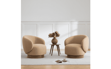 KISLOT Swivel Accent Chair – 2 Pack