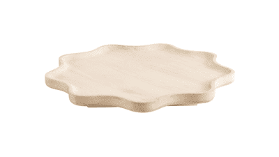 Kate & Laurel Mango Wood Lazy Susan Tray