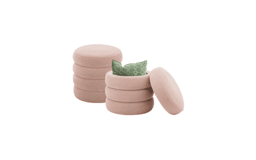 Krcix Round Ottoman with Storage