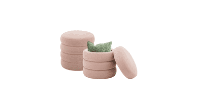 Krcix Round Ottoman with Storage
