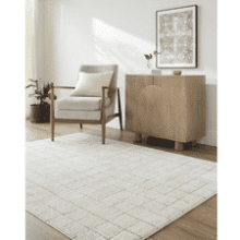 Livabliss PNW Minimalist Grid Rug