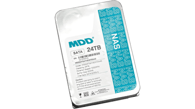 MDD 24TB 7200RPM NAS Hard Drive