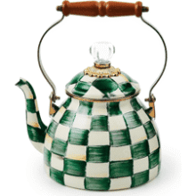 Mackenzie‑Childs Enamel Tea Kettle