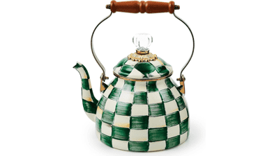 Mackenzie‑Childs Enamel Tea Kettle