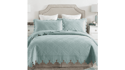 MarCielo 3-Piece Cotton Bedspread Set