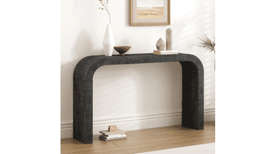 Merax Black Entryway Table