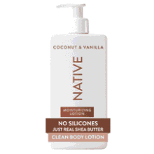 Native Body Lotion Coconut Vanilla 48-Hour Hydration