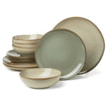 Oneida 897205 Organic Shades 12-Piece Dinnerware