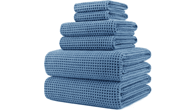 POLYTE 430 GSM Microfiber Bath Towel Set