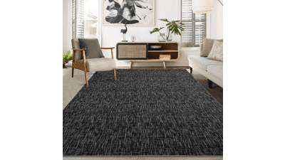 RUGSREAL 10x13 Washable Abstract Rug