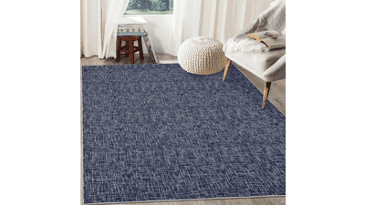 RUGSREAL 10x13 Washable Abstract Rug