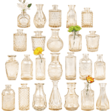 TBWIND Glass Bud Vase Set 24