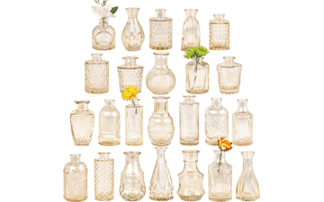 TBWIND Glass Bud Vase Set 24