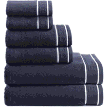 Tommy Hilfiger 6-Piece Ultra-Soft Cotton Towels