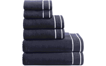 Tommy Hilfiger 6-Piece Ultra-Soft Cotton Towels
