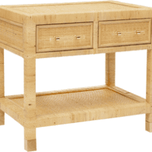 Tov Furniture Amara Rattan Nightstand