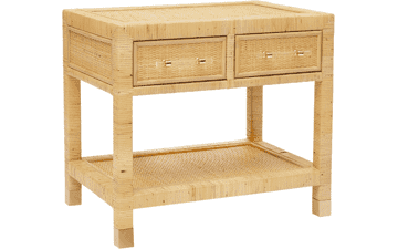Tov Furniture Amara Rattan Nightstand