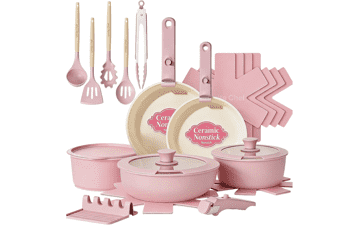 Umite 21-Piece Nonstick Ceramic Cookware Set