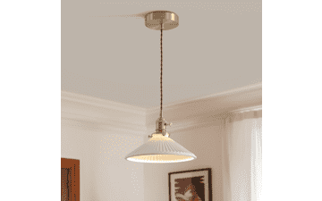 White Gold Pendant Light