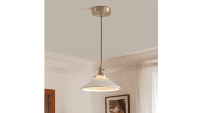 White Gold Pendant Light