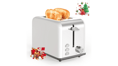 YSSOA 2 Slice Stainless Steel Toaster