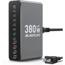 12-Port 380W GaN USB-C Charger Block